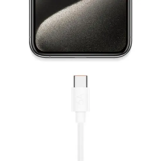 Powerway M6 Type-C To USB-A PD 67 Watt 6 Amper 1 Metre Şarj Data Kablosu resmi