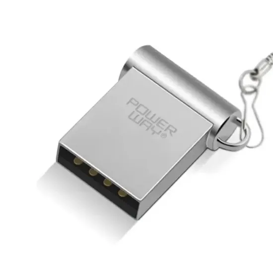 Powerway 16GB USB 3.0 Metal Mini Flash Bellek resmi