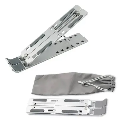 Frisby FNC-5150ST Taşınabilir Katlanır Alüminyum Tablet/Notebook/Laptop Stand Metalik Renk resmi