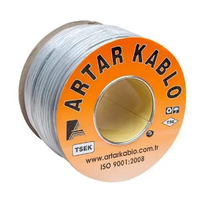 Artar 2x1.5 Mm Liycy 100 Metre Bakır Hoparlör Kablosu resmi
