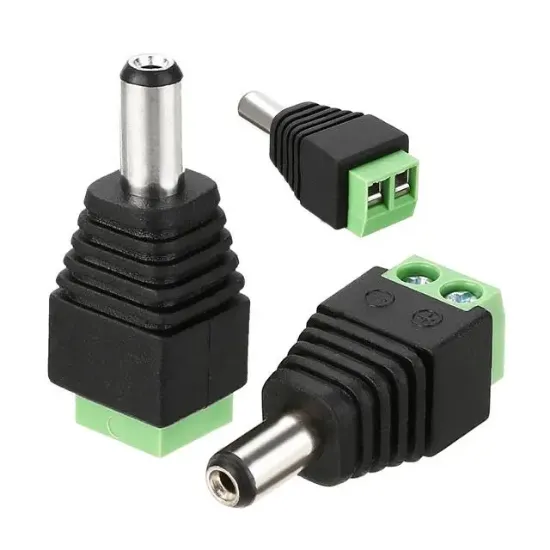 Powermaster 5.5x2.1 Mm Power Erkek Konnektör resmi