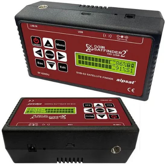 Satfinder 2 HD+ Plus Lcd Ekran Digital Uydu Yön Bulucu resmi