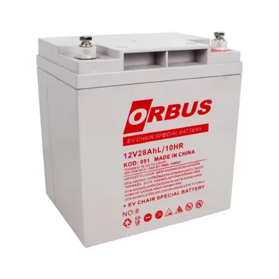 Orbus 12 Volt 28 Amper Elektrikli Bisiklet Aküsü resmi
