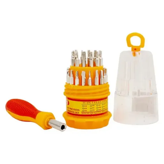 Powermaster 31 in 1 Değiştirilebilir Uç Tornavida Set Huajun resmi