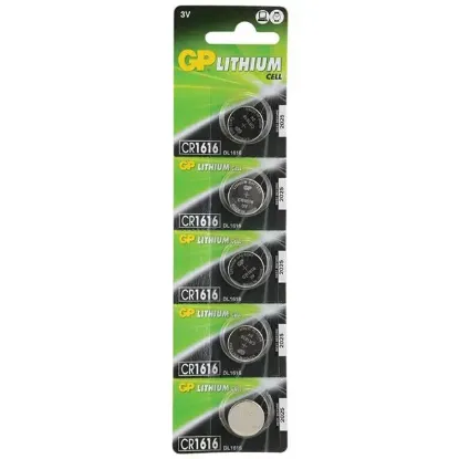 GP CR1616 Lityum 3 Volt Pil 5'li Paket resmi