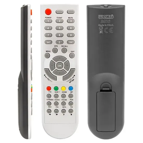 Korax X700-X750 Kayıtlı Uydu Alıcı Kumandası resmi