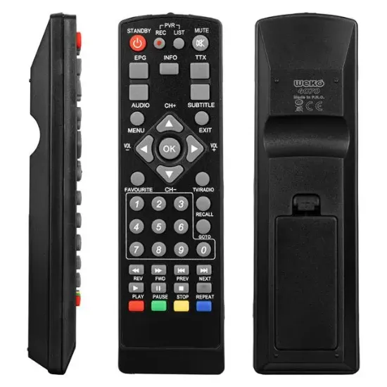 Mersat Mini HD - Grundig DSR 7150 - Botech 2010 / 7200 HD - Akiwa AKW 18500 - Yumatu Slim HD Uydu Alıcı Kumandası  resmi