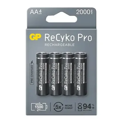 Gp Recyko Pro AA 2000 Mah Şarjlı 4'lü Pil resmi