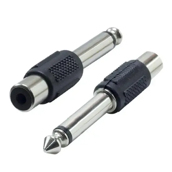 Powermaster PM-4221 6.3 Mm Mono Erkek - 1 Tos Dişi Çevirici Jack resmi