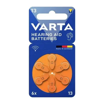 Varta 13 Numara Kulaklık İşitme Cihazı Pili (6'lı Paket) resmi