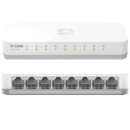 D-Link DES-1008c 10/100 Mbps 8 Port Ethernet Switch resmi