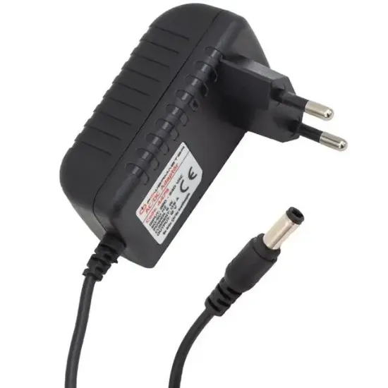 Powermaster PM-4479 12 Volt - 0.5 Amper 5.5*2.5 Mm Uçlu Plastik Kasa Priz Tipi Adaptör resmi