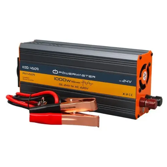 Powermaster PM-4509 24 Volt - 1000 Watt Modifiye Sinüs İnvertör resmi