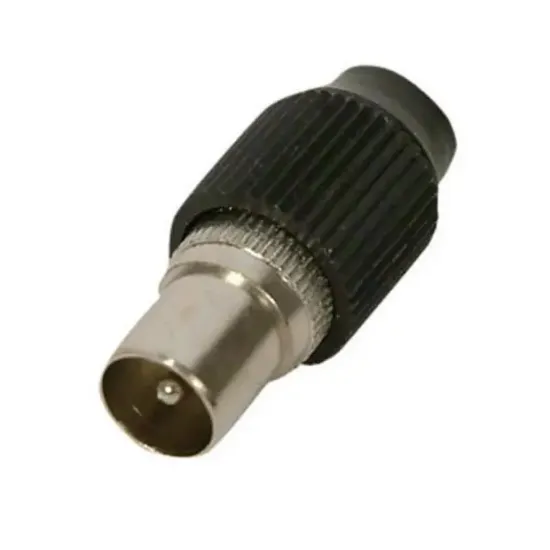 60 Ohm Tv Fişi İthal Erkek (100 Adet) resmi