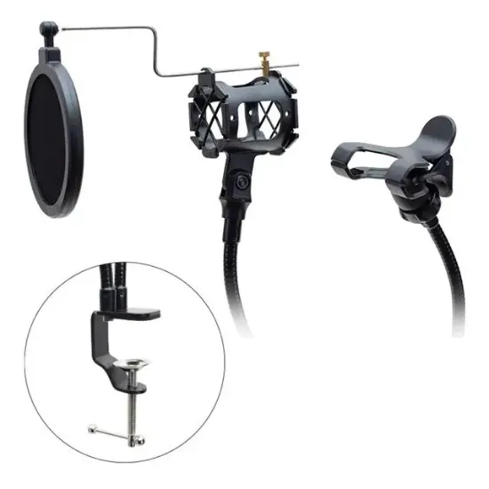 Powermaster KG-24 Bir Telefon Bir Mikrofon Tutacağı resmi