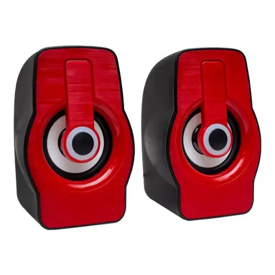 MagicVoice MV-4941 USB Hoparlör Rgb Işıklı Siyah/Mavi-Siyah/Kırmızı (2*3 Watt - 4 Ohm) resmi