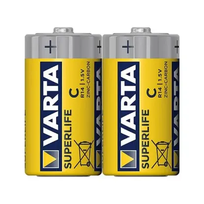 Varta Superlife Çinko Orta C Boy Pil (24'lü Paket) resmi