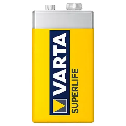 Varta Superlife Çinko 9 Volt Pil (12'li Paket) resmi