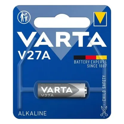 Varta V27A / LR27 Alkalin 12 Volt Para Pil Tekli resmi