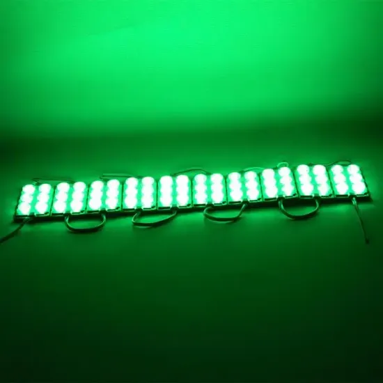 Powermaster 24 Volt 3 Watt Yeşil 3030 Modül Led 75*40 resmi