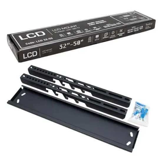 LCD Mount 32'' - 50'' Sabit LCD Duvar Askı Aparatı resmi