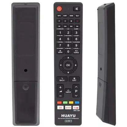 Huayu URC1366 12in1 Netflix Prime Youtube Tuşlu Universal Akıllı Kumanda Blisterli resmi