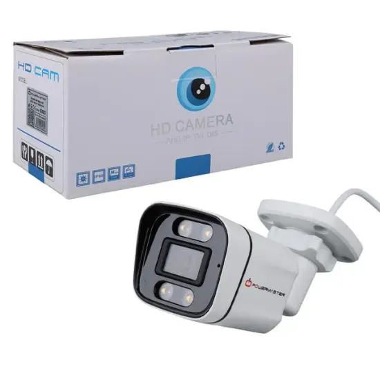 Powermaster PM-6380 2MP H265 + Poe Metal Kasa Ip Kamera Uniview resmi