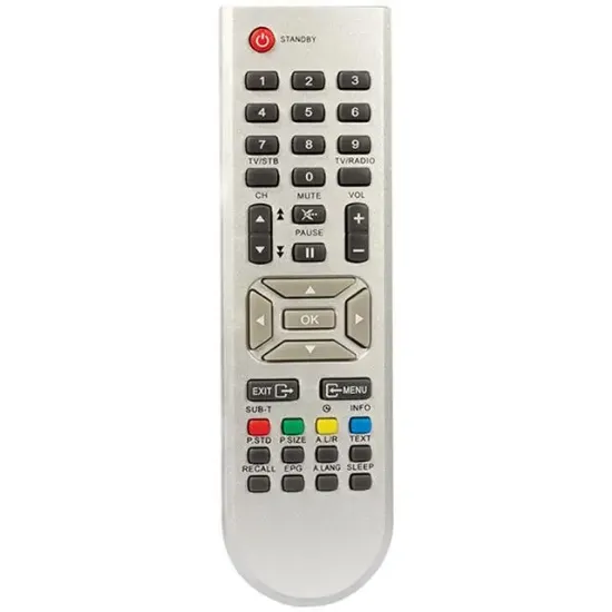 Next YE 2005 - YE 25000 / Sunny AT 7010 - AT 7011 DCI - AT 9030 - AT 9050 - AT 9070 - AT 9080 - AT 9085 FTA / Kaon KSF-200 Uydu Alıcı Kumandası resmi