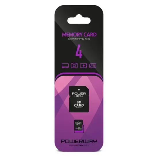 Powerway PWR-4 Micro 4GB Micro SD Hafıza Kartı resmi