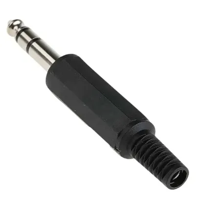Powermaster 6.3 Mm Stereo Plastik Gitar Jack resmi