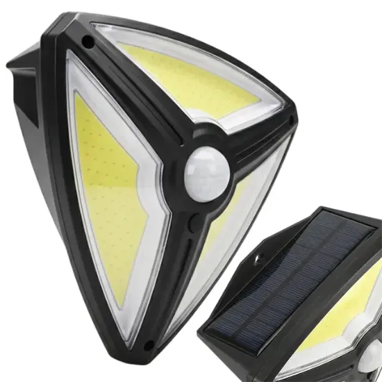 Powermaster MX-1219B 150 Cob Ledli Sensörlü 3 Modlu Solar Duvar Lambası resmi