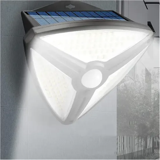 Powermaster MX-1219B 150 Cob Ledli Sensörlü 3 Modlu Solar Duvar Lambası resmi