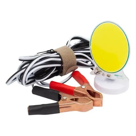 Powermaster TM-24 Cob Ledli 13 Watt Akü Maşalı 4 Metre Kablolu Taşınabilir Seyyar Panel Lamba resmi