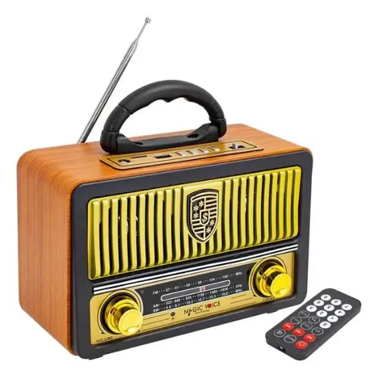 MagicVoice MV-112BT USB - SD - FM - Bluetooth Destekli Nostaljik Radyo resmi