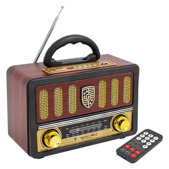 MagicVoice MV-114BT USB - SD - FM - Bluetooth Destekli Nostaljik Radyo resmi
