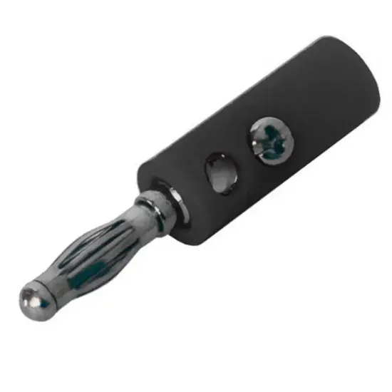 IC-238A Fiş Banan Jack Siyah CX-03 resmi