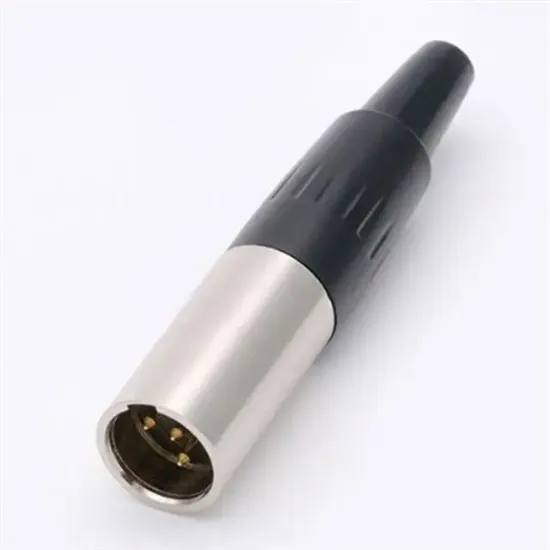 Mini Canon XLR 3 Pin Erkek Jack Fiş 10x47mm resmi