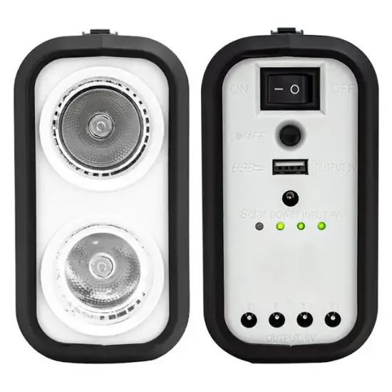 Powermaster GD-8017S Solar Panelli 3 Ampullü Solar Aydınlatma Sistemi resmi