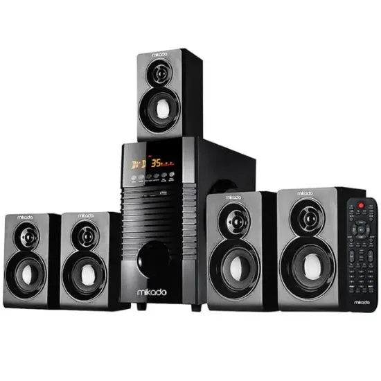 Mikado MD-856BT USB-SD-FM Destekli Multimedya 5+1 Bluetooth Speaker resmi