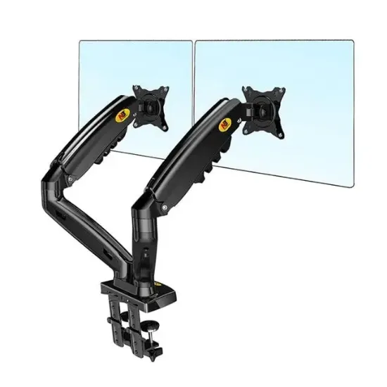 North Bayou F160 17-27'' Amortisörlü Çift Kol Lcd - Led Monitör Tutucu Askı Aparatı resmi