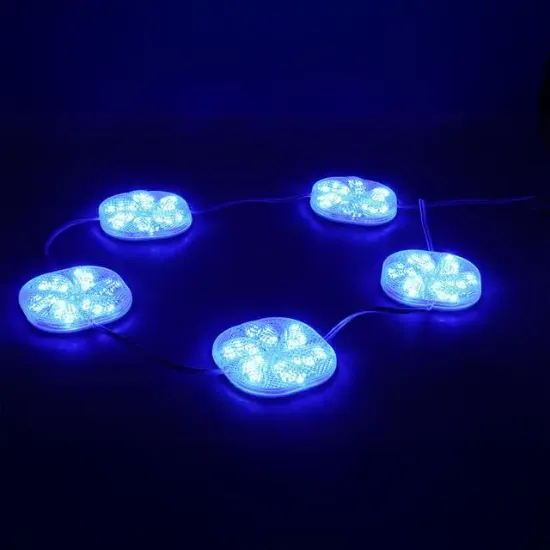 PowerMaster PM-14698 12 Volt 3 Watt Mavi Yanıp Sönen Çakar 6565-2835 Modül Led 65x65x12mm resmi