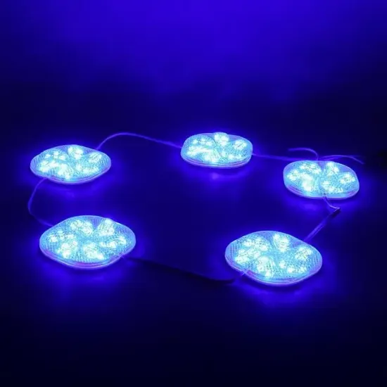 PowerMaster PM-14706 12 Volt 3 Watt Mavi Sabit 6565-2835 Modül Led 65x65x12mm resmi