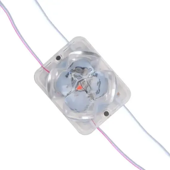 Powermaster PM-14717 12 Volt 2 Watt Karışık (R+B) Yanıp Sönen Çakar 4333-3030 Modül Led 43x33x28mm resmi