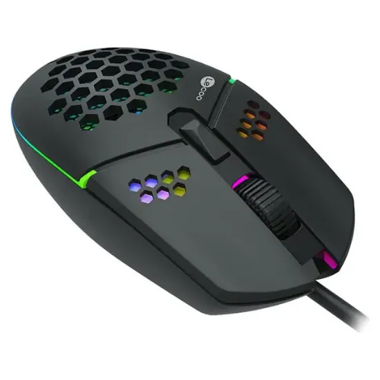 Lenovo Lecoo MS105 3200 DPI 6 Tuşlu Kablolu RGB Led Aydınlatmalı Gaming Oyuncu Mouse resmi