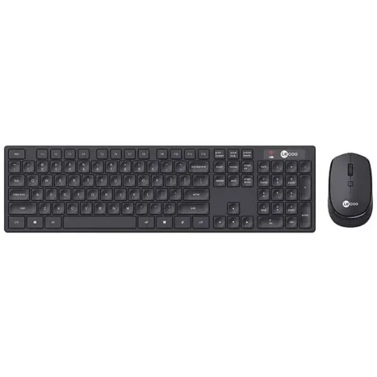 Lenovo Lecoo KM2001 Kablosuz Q Klavye - Mouse Set resmi