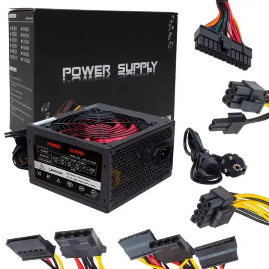 PowerMaster PEAK-250W 250 Watt Peak PC Power Supply 12V 24 Pin resmi