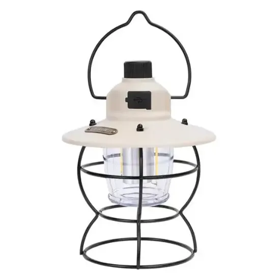 PowerMaster PM-16042 Retro Nostaljik Şarjlı Kamp Lambası Filament + SMD Ledli resmi