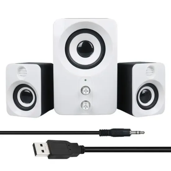 MagicVoice FT-10 2+1 3x3 Watt Aux Multimedia Seti USB Speaker - Hoparlör resmi