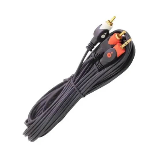 2RCA-3.5mm Stereo Kablo 10 Metre resmi