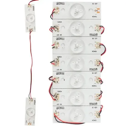 3 Volt Tek Kablolu Birbirine Bağlı Led (7'li Poşet) resmi